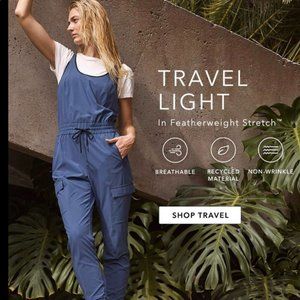 Athleta Unbound Jumpsuit Travel Light